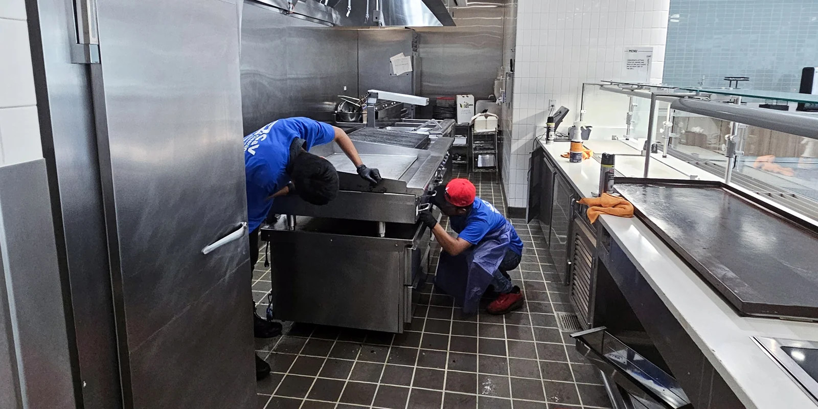 Commercial Kitchen Deep Cleaning for Halliburton Corporate Dining